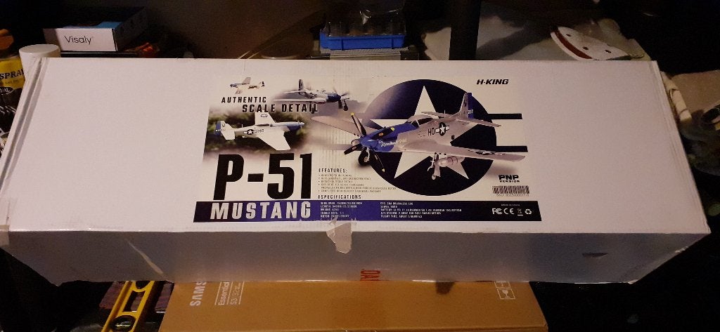 mustang p51 & meer, Hobby en Vrije tijd, Ophalen of Verzenden, Gebruikt, Overige typen, RTF (Ready to Fly)