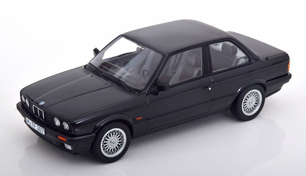1:18 Norev BMW E30 325i zwart, Hobby & Loisirs créatifs, Enlèvement ou Envoi, Neuf, Voiture, Norev