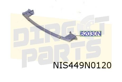 Nissan X-Trail (9/22-) Voorbumperversterking onder Origineel, Neuf, -, -, Avant