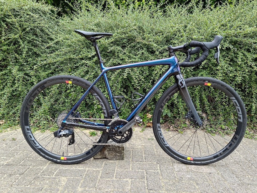 Scott Addict Gravel Force AXS 2x12s, Vélos & Vélomoteurs, Vélos | Vélos de course, Comme neuf, Hommes, Plus de 20 vitesses, Carbone