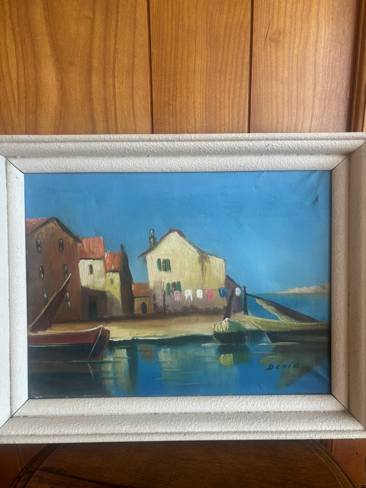 Stephano Dania, Antiquités & Art, Art | Peinture | Classique, Peinture acrylique, Signé, Enlèvement, Réaliste