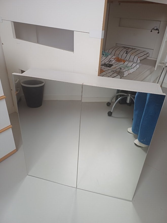 grote spiegelkast badkamer 150 cm, Huis en Inrichting, Ophalen, Gebruikt, Spiegelkast