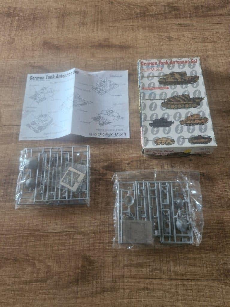 Dragon 1/35 German Tank Antennae Set 2 sets in 1 doos, Overige merken, Tank, 1:32 tot 1:50, Nieuw