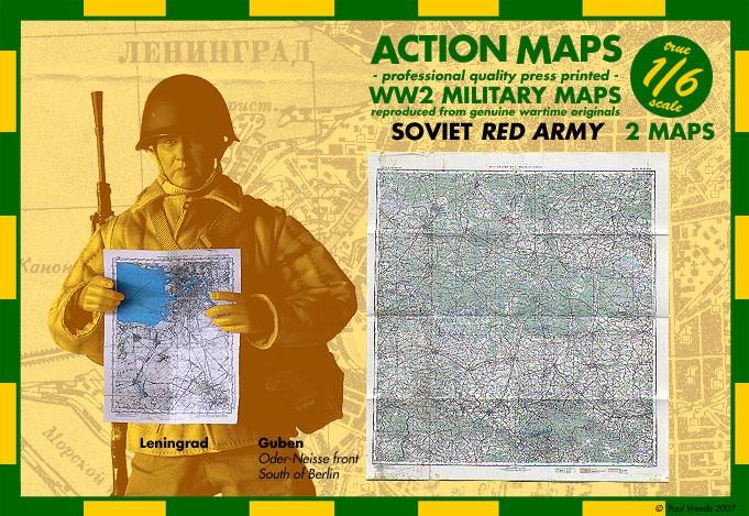 1/6 stafkaarten Soviet Red Army, Verzamelen, Speelgoed, Nieuw, Verzenden