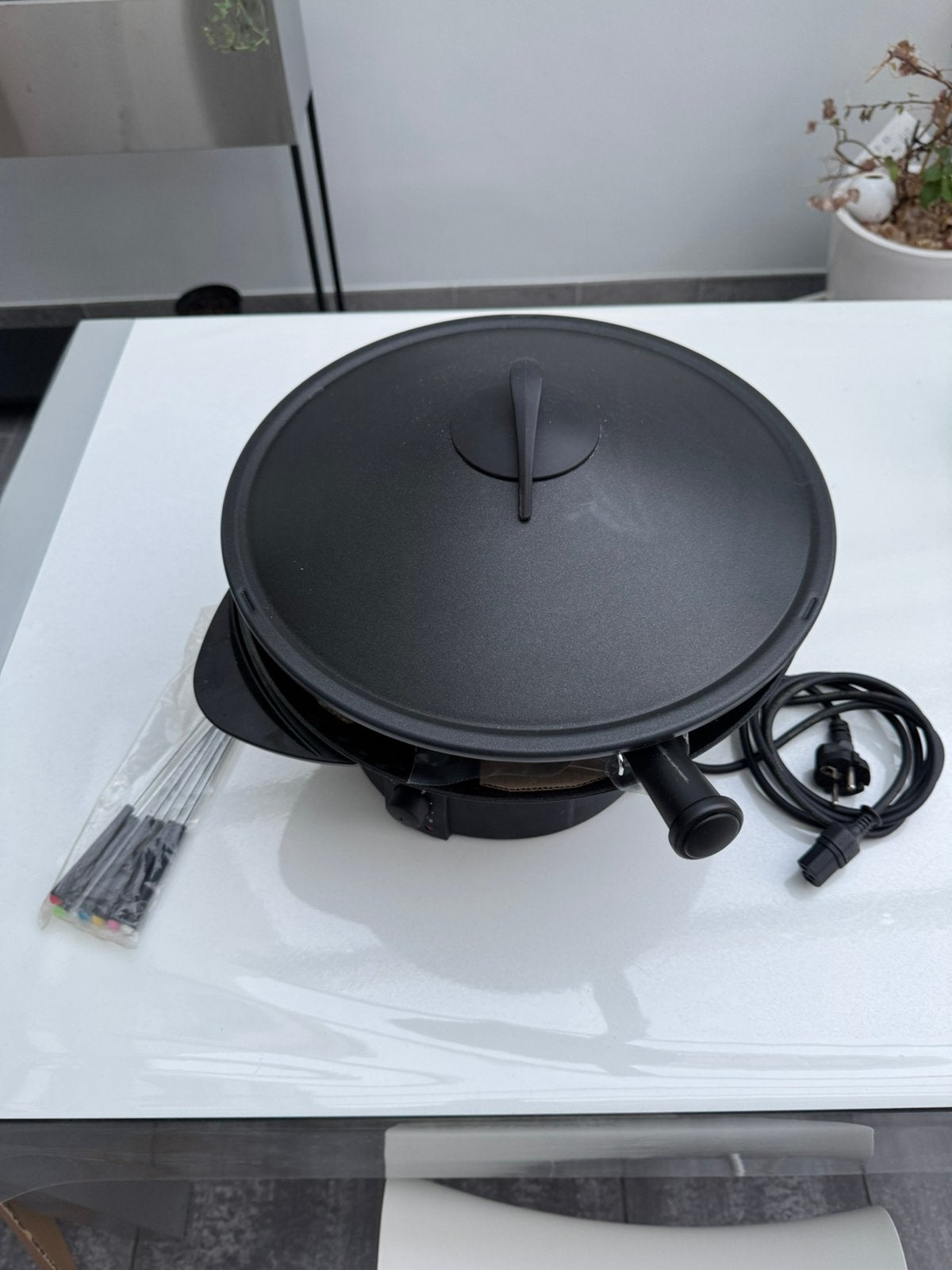 Tefal multiwok en fondue, Elektronische apparatuur, Gourmetstellen, Ophalen, Nieuw, 4 t/m 7 personen
