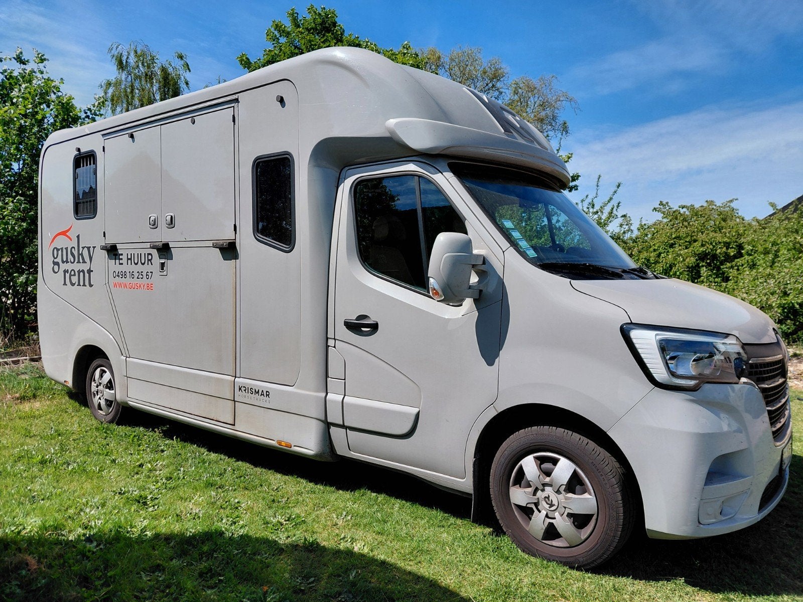 paardencamionette rijbewijs B te huur, Ophalen