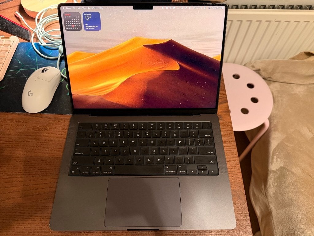 MacBook Pro 14" M4 Pro 24 GB 512 GB, Computers en Software, Gebruikt, Qwerty, Overige groottes, 512 GB