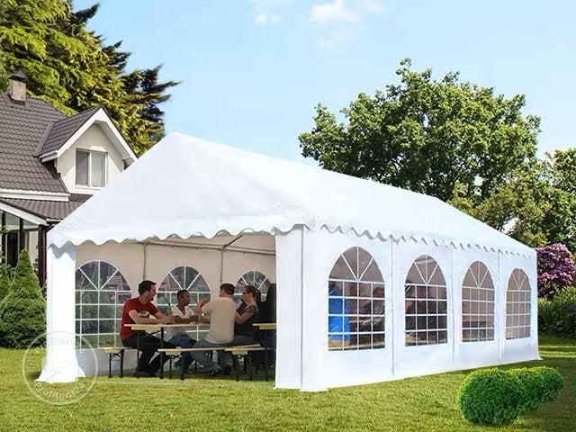 Partytent 4x8 m, Tuin en Terras, Partytenten, Ophalen, Zo goed als nieuw, Partytent