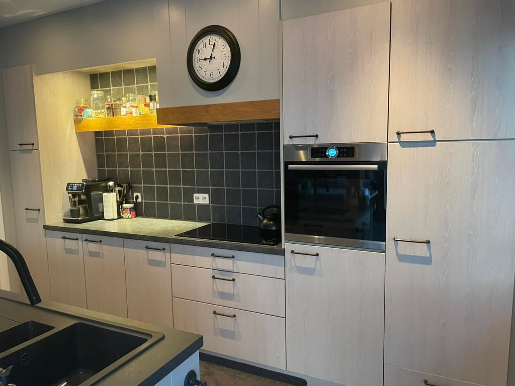 Keuken te koop wegens aankoop nieuwe keuken., Huis en Inrichting, Ophalen, Gebruikt, Kunststof