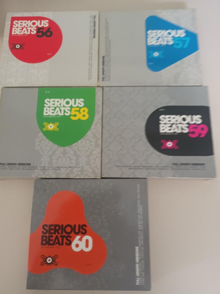 Lot serious beats 56 57 58 59 en 60, Enlèvement ou Envoi