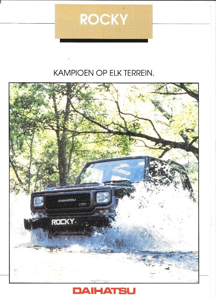 DAIHATSU ROCKY  1991, Enlèvement ou Envoi, Comme neuf, Autres marques