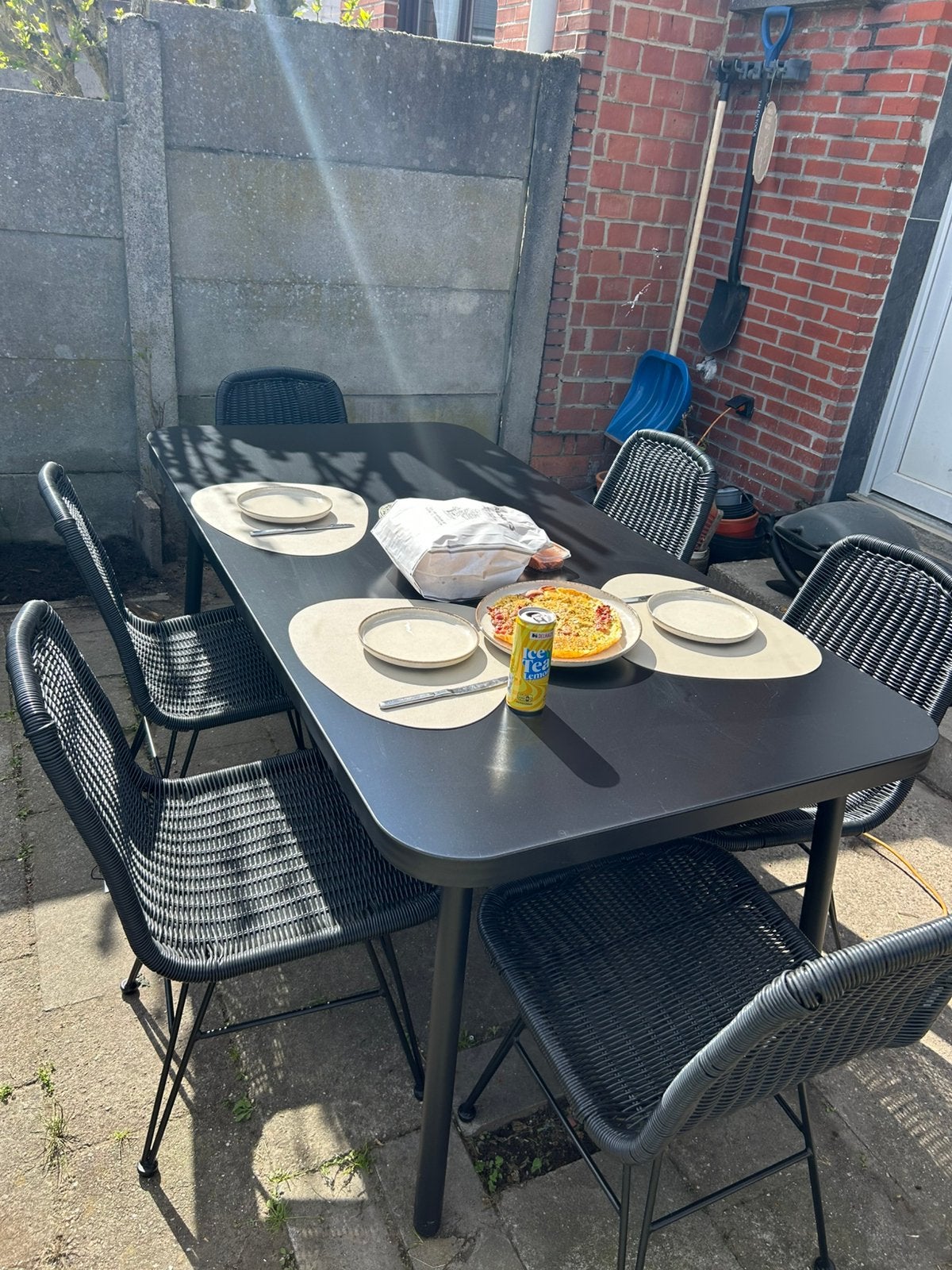 Tuinset, Jardin & Terrasse, Rotin, Chaise, Salons de jardin, Comme neuf