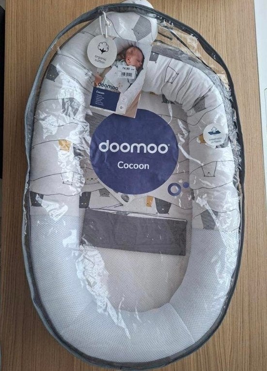 Domoo Cocoon Baby nestje + ergonomisch kussen, Ophalen