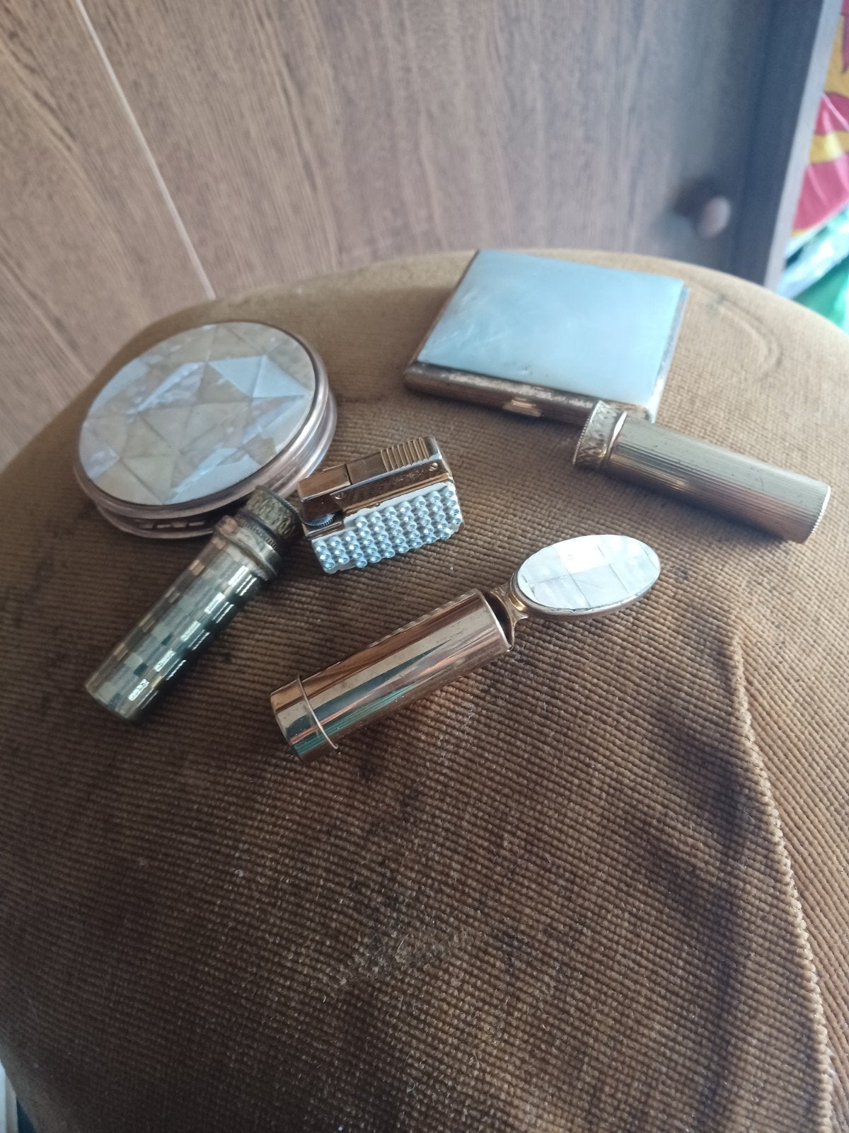 LOTS OBJETS ANCIEN DIVERS, Bijoux, Sacs & Beauté, Boutons de manchette, Enlèvement, Comme neuf, Autres matériaux, Doré