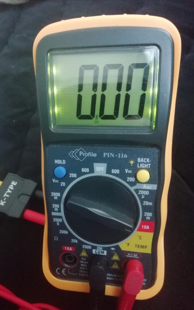 Multimeter, Doe-het-zelf en Bouw, Meetapparatuur, Ophalen, Zo goed als nieuw, Elektriciteit
