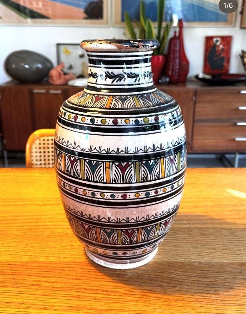 Vase Safi vintage marocain, Enlèvement ou Envoi
