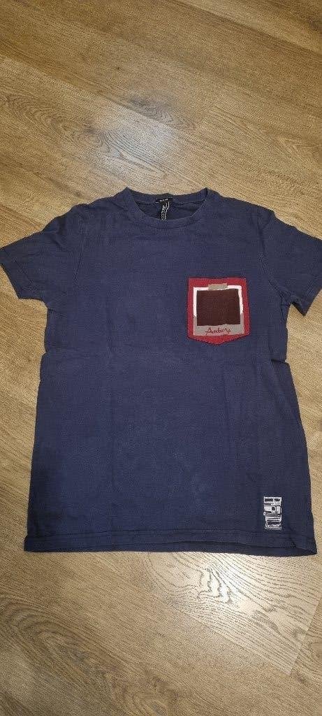 blauwe t-shirt Antwerp maat 176 - XS - Smal Fit, Garçon, Enlèvement ou Envoi, Chemise ou À manches longues, Antwerp