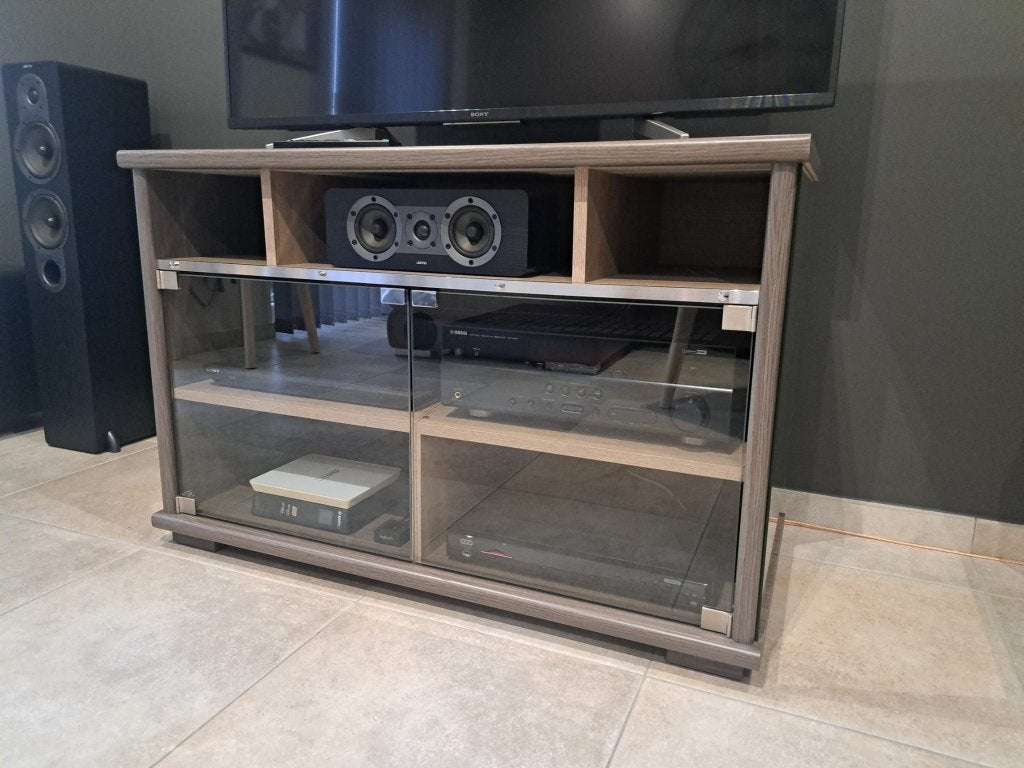 Meuble TV multimédia, Moins de 100 cm, Autres essences de bois, Comme neuf, 100 à 150 cm