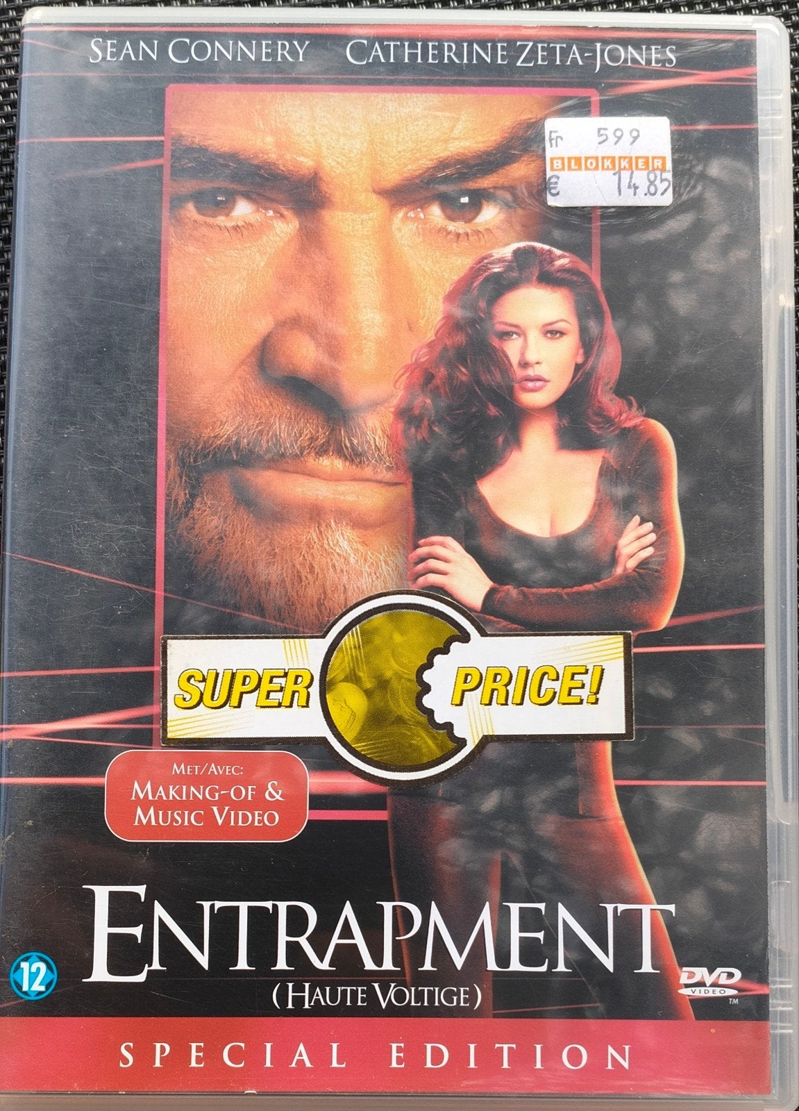 Entrapment, CD & DVD, Comme neuf, Matériel bonus, Enlèvement, Anglais
