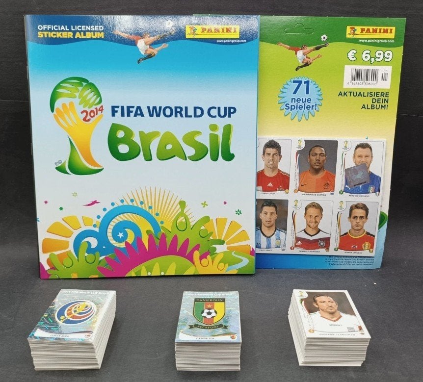 set complet coupe du monde de foot Panini 2014 BRÉSIL, Enlèvement ou Envoi, Neuf