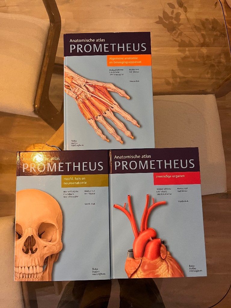 Prometheus anatomische atlas 3delig (samen verkocht), Boeken, Wetenschap, Ophalen, Zo goed als nieuw