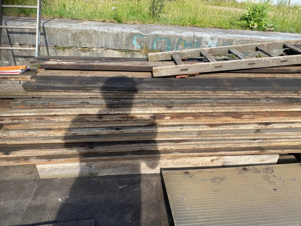 Steigerhout, Ophalen, Gebruikt, 250 cm of meer, Planken