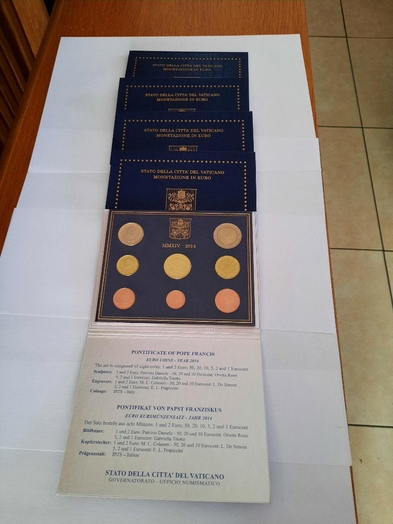 Vaticaan 2014, Envoi, Vatican, Autres valeurs, Série