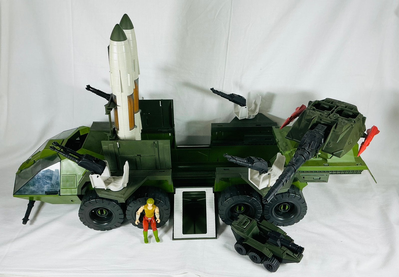 Véhicule GI JOE Rolling Thunder + fig Pawtucket 1988 Hasbro, Collections, Enlèvement ou Envoi, Consumentenservice@hasbro.co.uk
