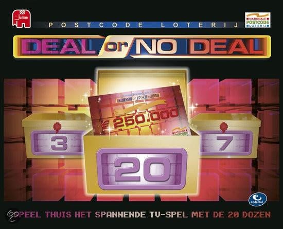jumbo Deal or No Deal bordspel, Hobby en Vrije tijd, Gezelschapsspellen | Bordspellen, Ophalen, Nieuw