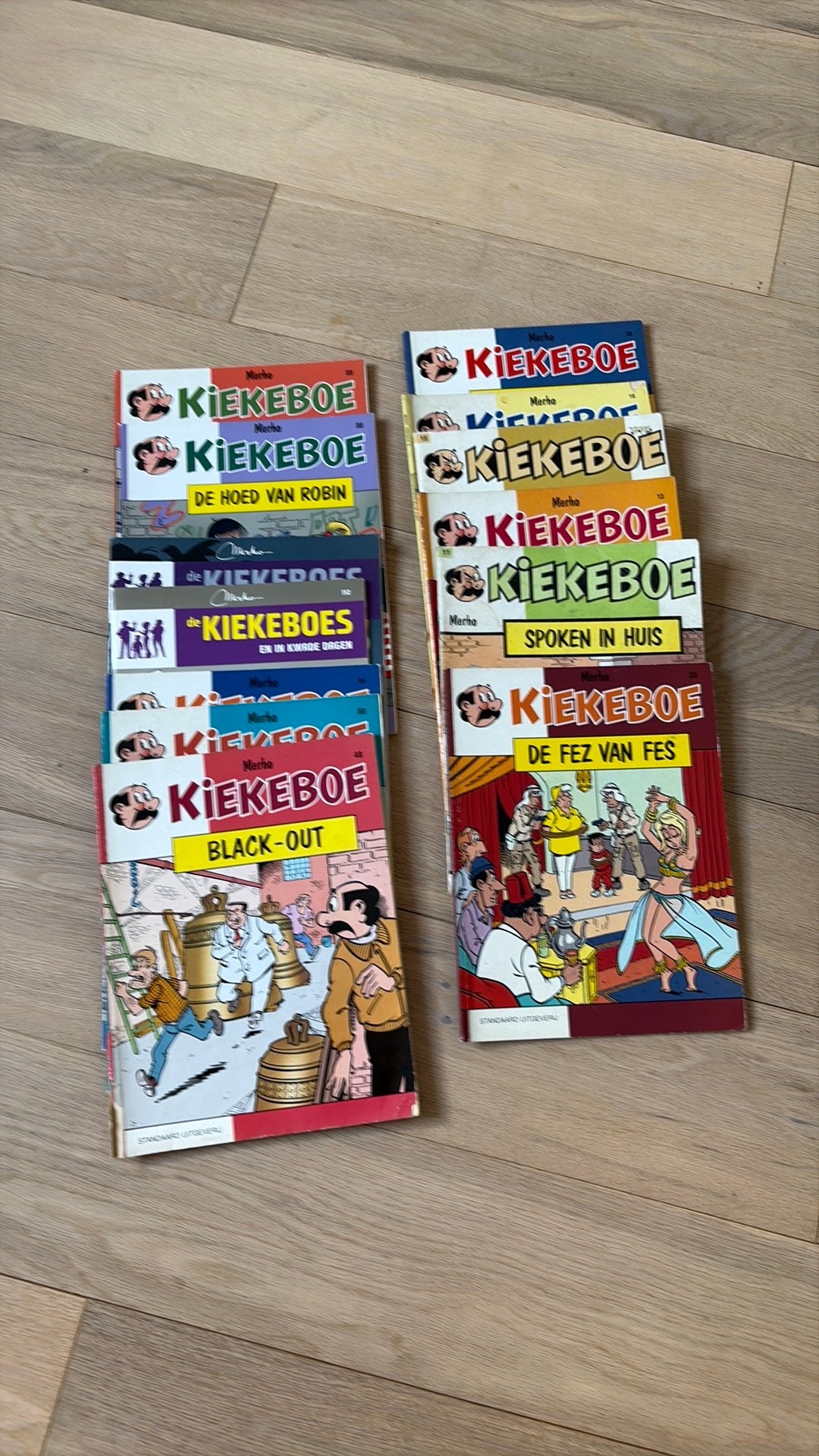 Kiekeboe, Boeken, Ophalen, Gelezen