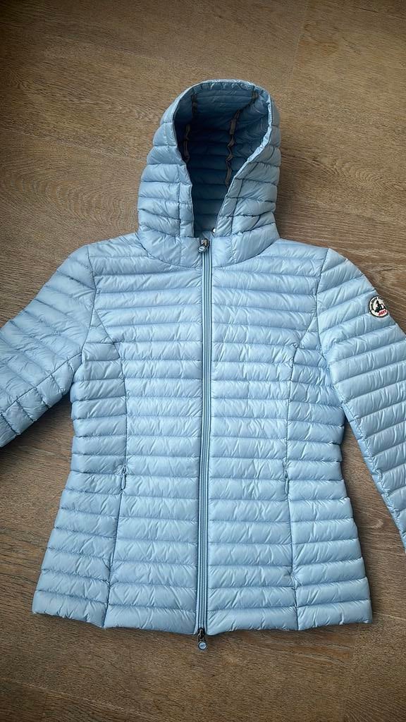 JOTT licht donsjasje maat xs, Kleding | Dames, Jassen | Zomer, Zo goed als nieuw, Maat 34 (XS) of kleiner, Blauw, Ophalen of Verzenden
