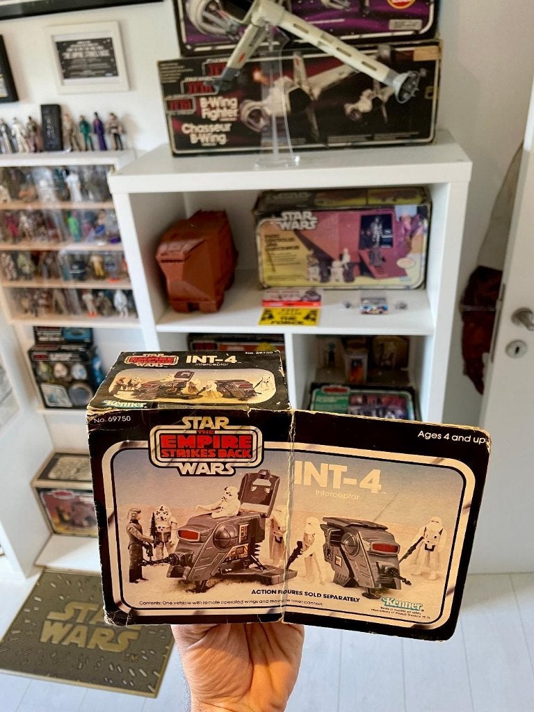Boite vide star wars vintage int-4 de 1982, Enlèvement ou Envoi, Utilisé, Figurine