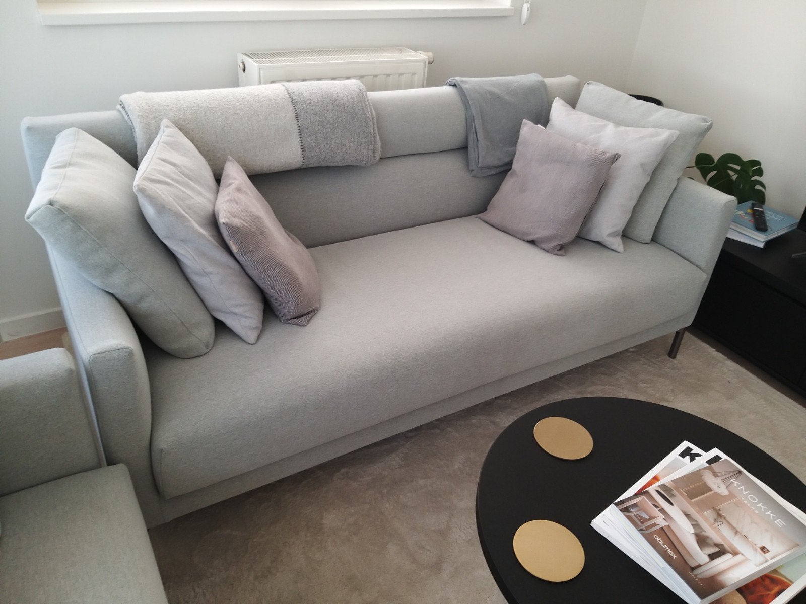 Zeer nette Camerich disignsofa's (2 & 3 zit), Design, Banc droit, Comme neuf, Enlèvement
