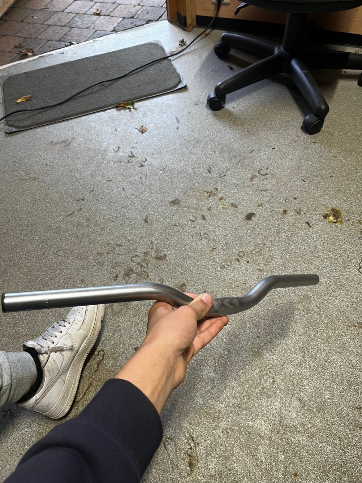 Fiets/brommer stuur juist nieuw 520mm, Enlèvement, Guidon