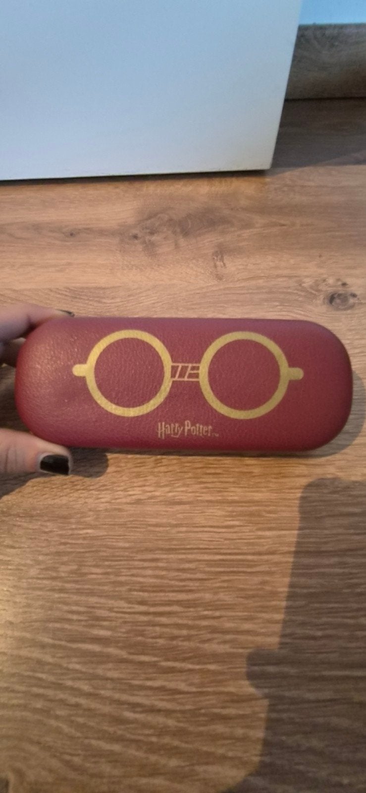 Étui rigide à lunettes Harry Potter, de couleur bordeaux ave, Enlèvement, Noir, Lunettes