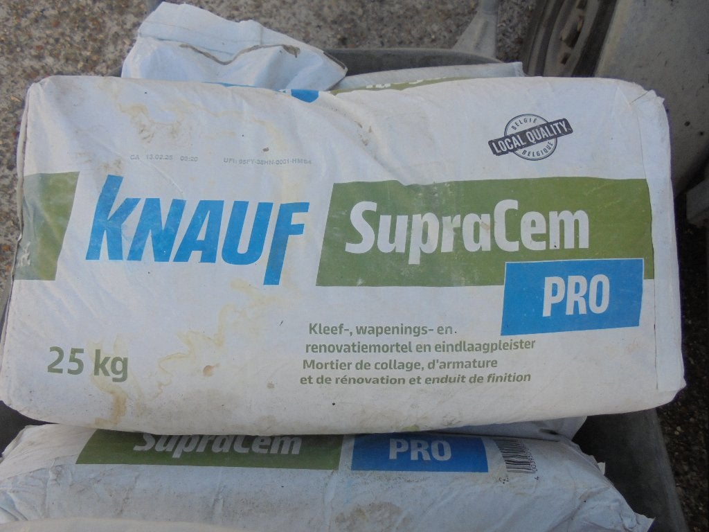 Knauf Supracem Pro, Ophalen