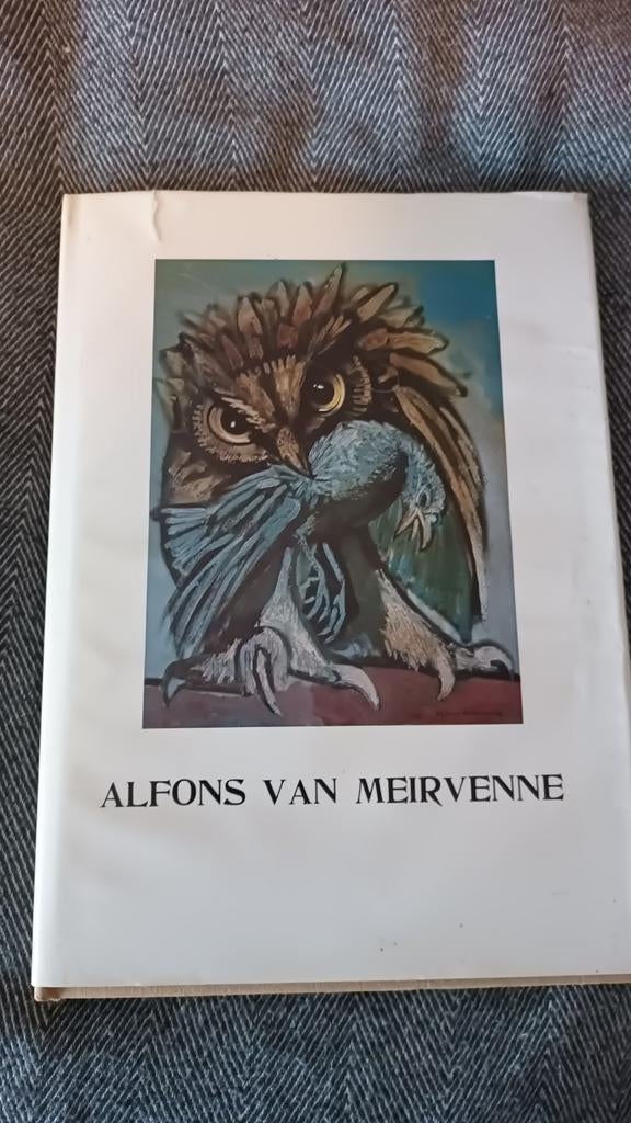 Alfons van meirvenne boek gesigneerd, Ophalen