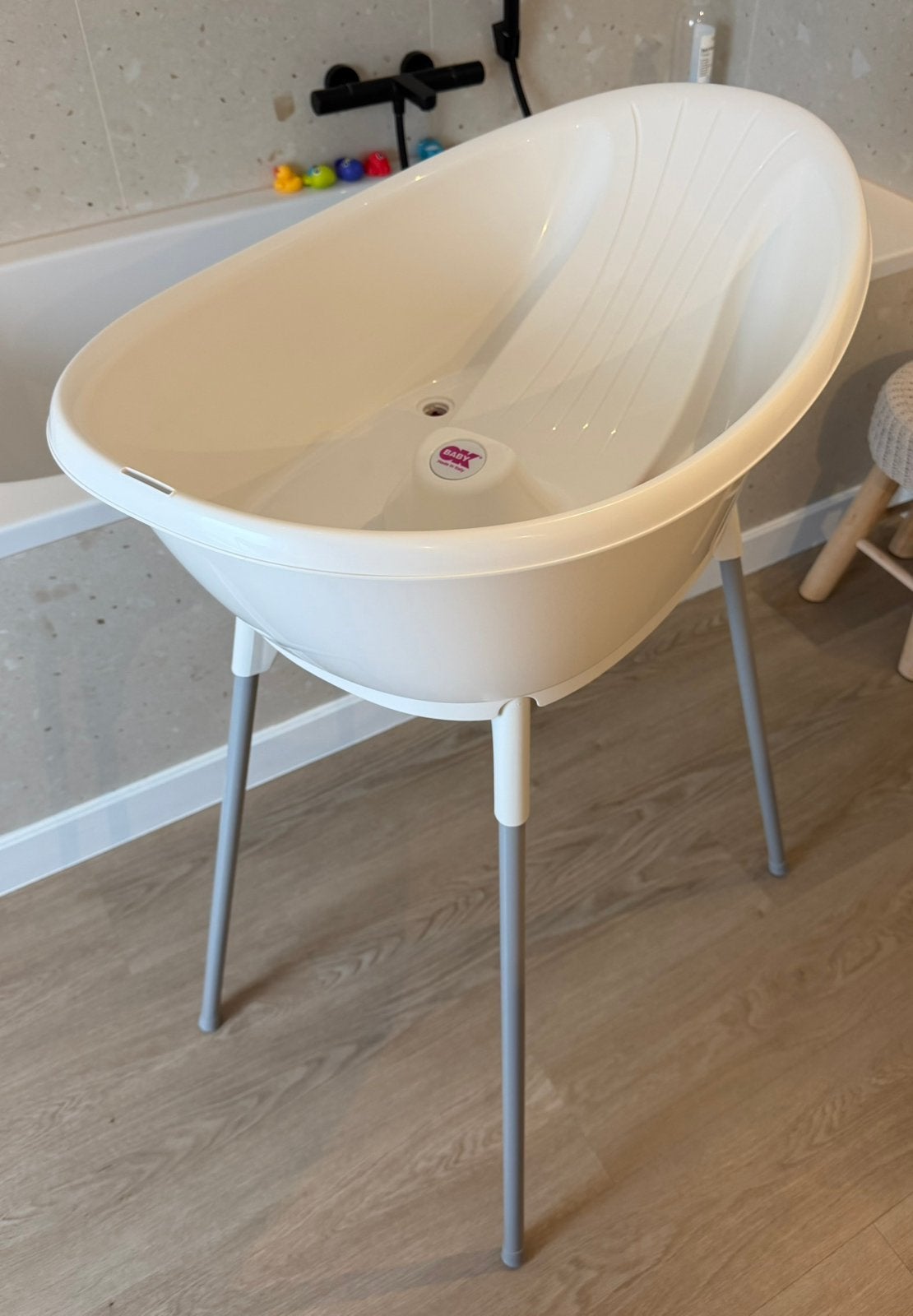 OKBABY badje + poten, Kinderen en Baby's, Zo goed als nieuw, Badje, Standaard, Ophalen