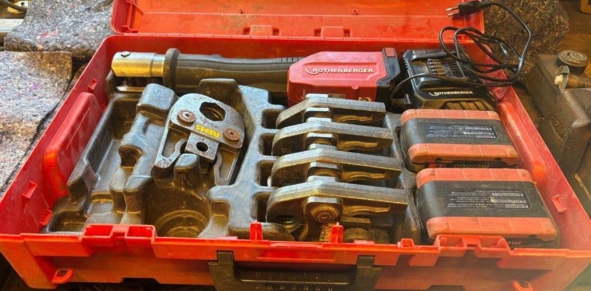 Persmachine Rothenberger TE HUUR, Ophalen, Zo goed als nieuw
