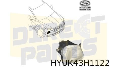 Hyundai Tucson (1/21-) koplamp R (LED) Origineel! 92102N7100, Neuf, -, -, Hyundai
