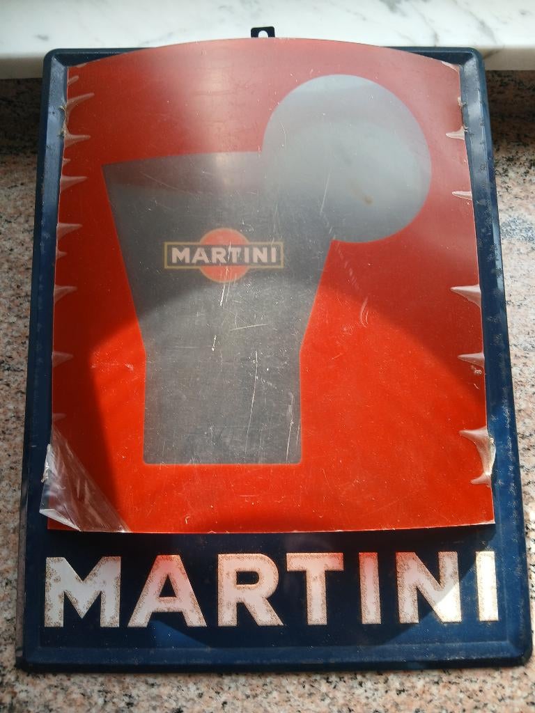 Tôle publicitaire Martini, Collections, Marques & Objets publicitaires, Enlèvement ou Envoi, Comme neuf