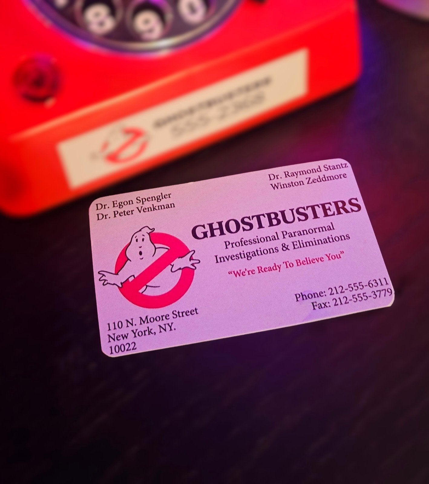 Ghostbusters-kaart, Ophalen of Verzenden