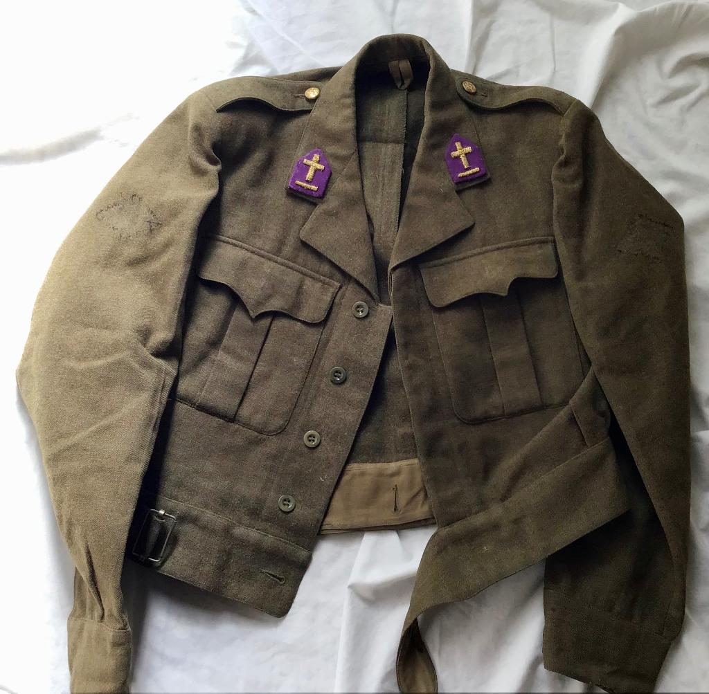 Battel dress aumônier, Enlèvement ou Envoi, Armée de terre