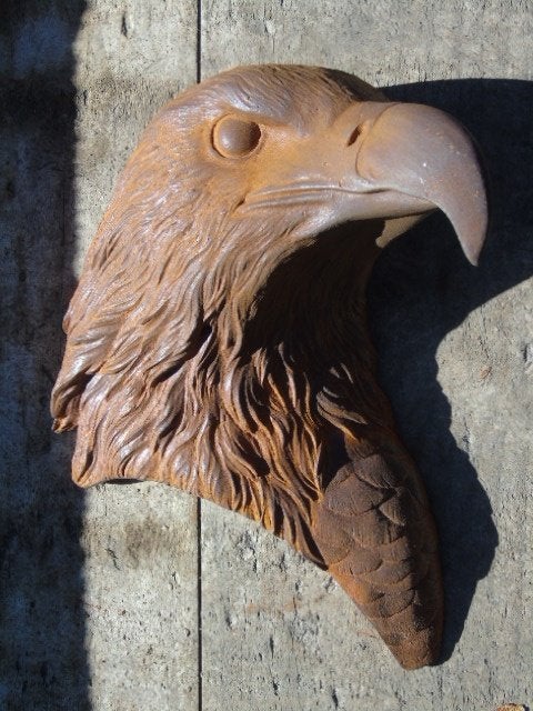 tête d aigle murale fonte rouillé ., Enlèvement ou Envoi, Neuf