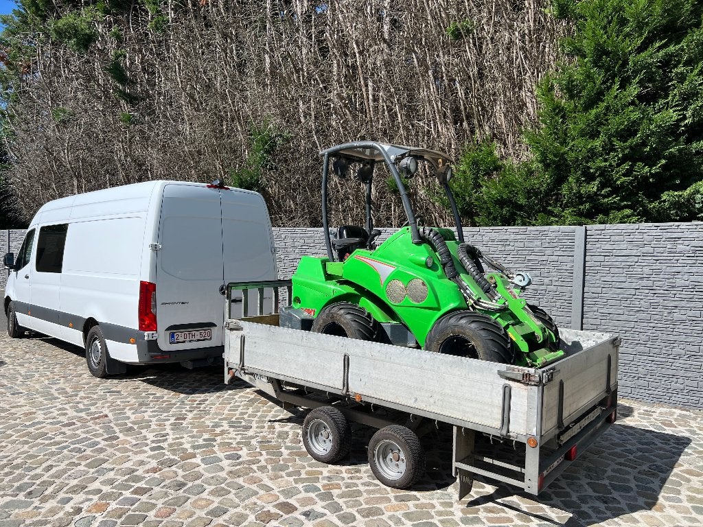 Remorque à plateforme Strong 2T - 3 rampes - 275 x 150 cm, Enlèvement