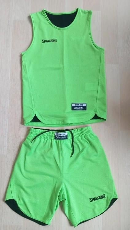 Ensemble maillot short basket réversible Spalding XXS, Enlèvement ou Envoi, Utilisé, Vêtements