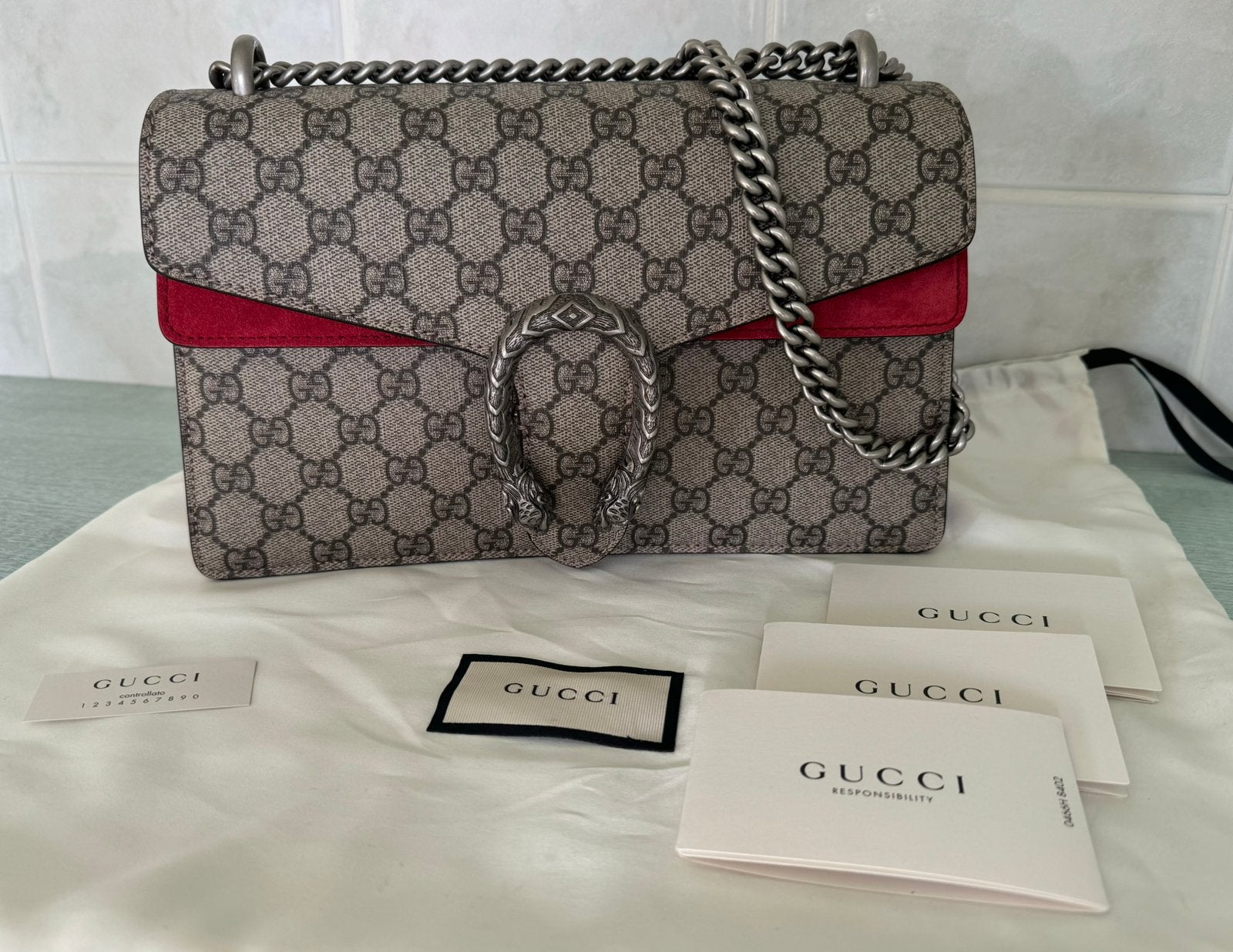 Gucci Dionysos, Bijoux, Sacs & Beauté, Enlèvement ou Envoi, Comme neuf