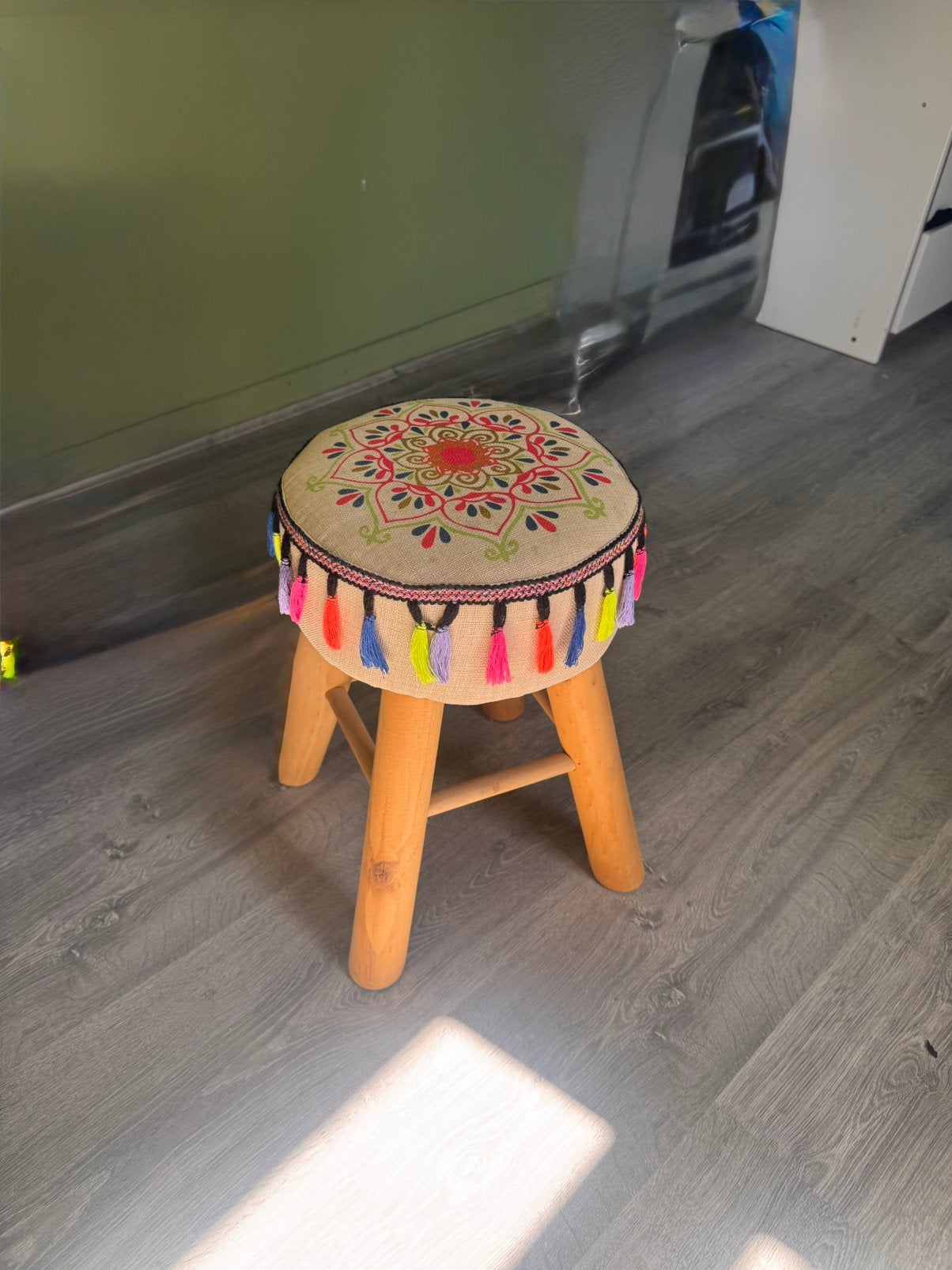 Petit tabouret décoratif, Maison & Meubles, Enlèvement, Comme neuf