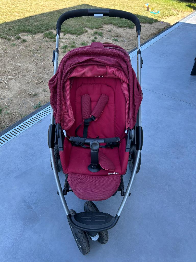 Poussette + Maxi-cosi + nacelle + base Isofix, Enfants & Bébés, Avec siège auto, Enlèvement, Utilisé, Poussette
