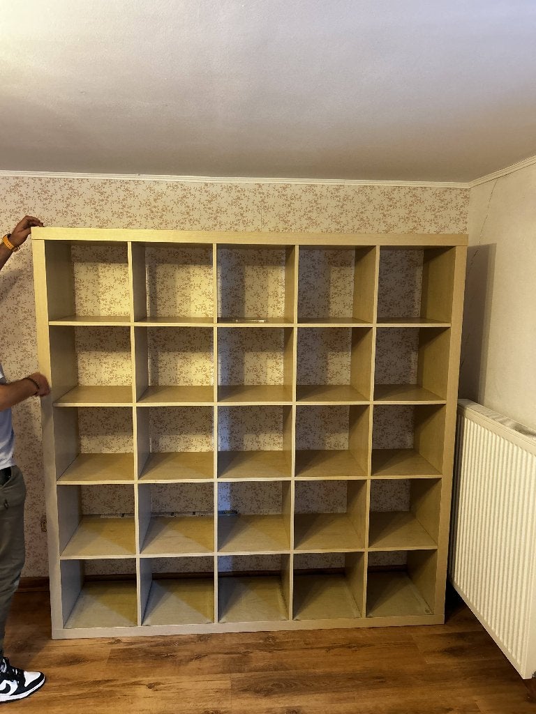 IKEA Kallax 5x5 – 25 vakken – berken (2 stuks), Ophalen